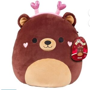 Squishmellow Bear 16" Iim Omar the Love Bear NWT Pristine Flawless Squishmellows